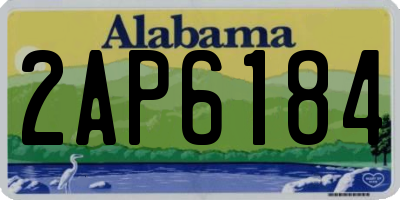 AL license plate 2AP6184