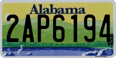 AL license plate 2AP6194