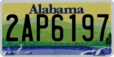 AL license plate 2AP6197