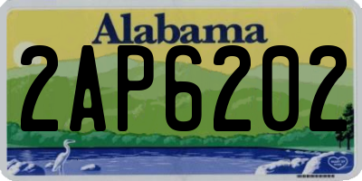 AL license plate 2AP6202