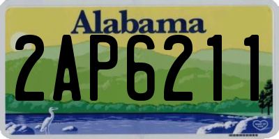 AL license plate 2AP6211