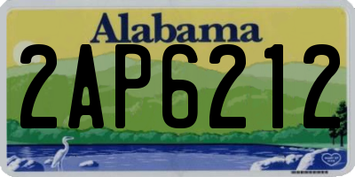 AL license plate 2AP6212
