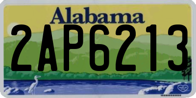 AL license plate 2AP6213