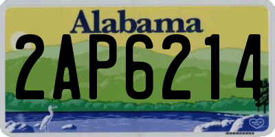AL license plate 2AP6214