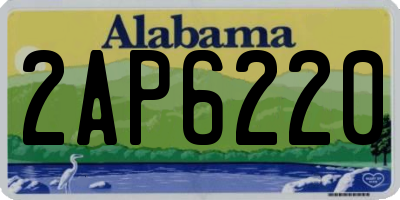 AL license plate 2AP6220