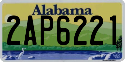 AL license plate 2AP6221