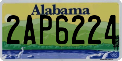 AL license plate 2AP6224