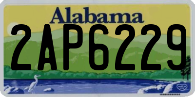 AL license plate 2AP6229