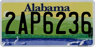 AL license plate 2AP6236