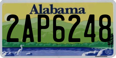AL license plate 2AP6248
