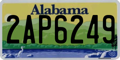 AL license plate 2AP6249