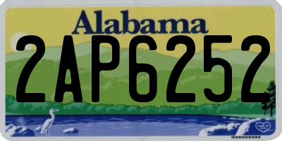 AL license plate 2AP6252