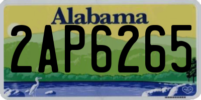 AL license plate 2AP6265