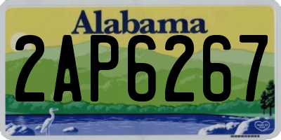 AL license plate 2AP6267