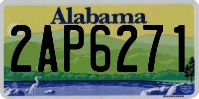 AL license plate 2AP6271