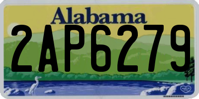 AL license plate 2AP6279
