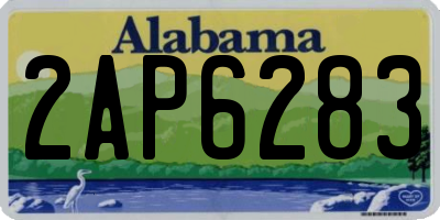 AL license plate 2AP6283