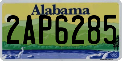 AL license plate 2AP6285