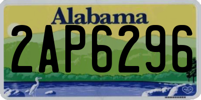 AL license plate 2AP6296