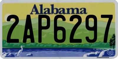 AL license plate 2AP6297
