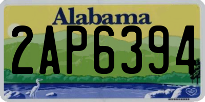AL license plate 2AP6394