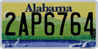 AL license plate 2AP6764