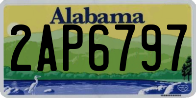 AL license plate 2AP6797