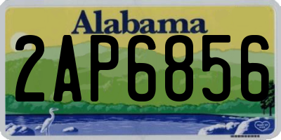 AL license plate 2AP6856