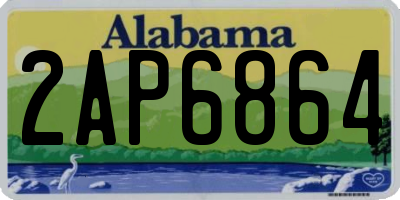 AL license plate 2AP6864