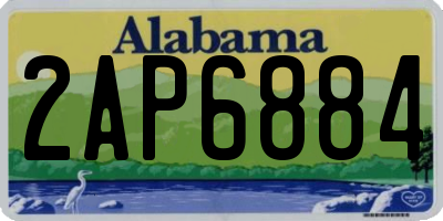 AL license plate 2AP6884