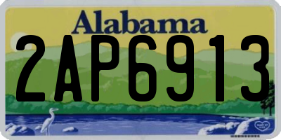 AL license plate 2AP6913