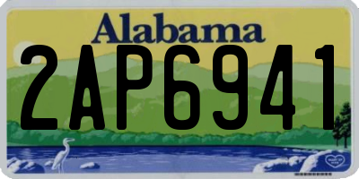 AL license plate 2AP6941