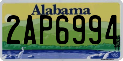 AL license plate 2AP6994