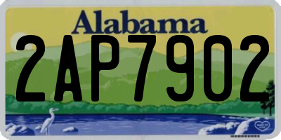 AL license plate 2AP7902