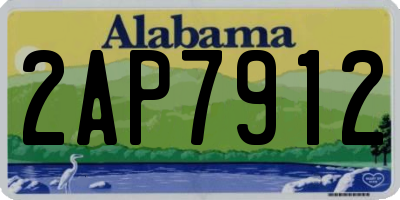 AL license plate 2AP7912