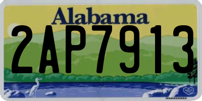 AL license plate 2AP7913