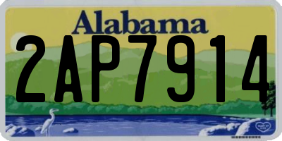 AL license plate 2AP7914
