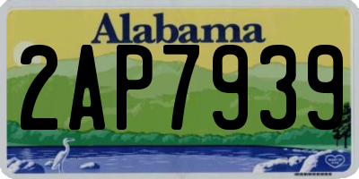 AL license plate 2AP7939