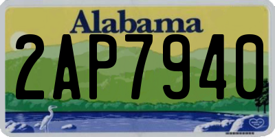 AL license plate 2AP7940