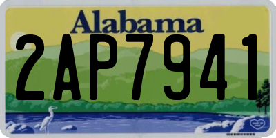 AL license plate 2AP7941