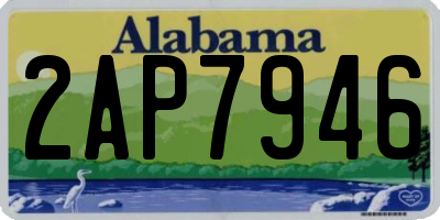 AL license plate 2AP7946