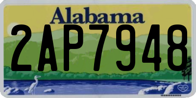 AL license plate 2AP7948