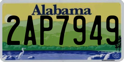 AL license plate 2AP7949