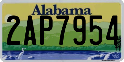 AL license plate 2AP7954