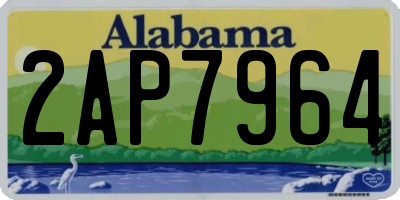 AL license plate 2AP7964
