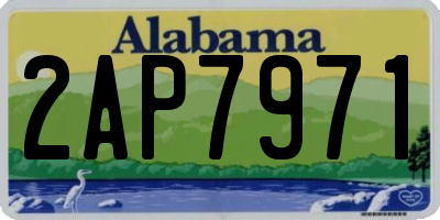 AL license plate 2AP7971
