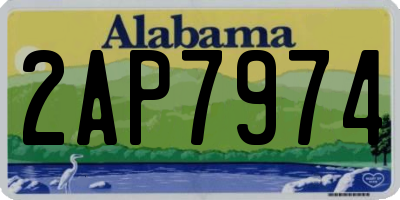 AL license plate 2AP7974