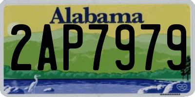 AL license plate 2AP7979