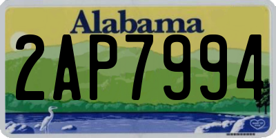 AL license plate 2AP7994