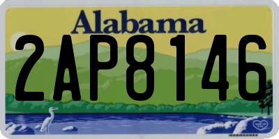 AL license plate 2AP8146